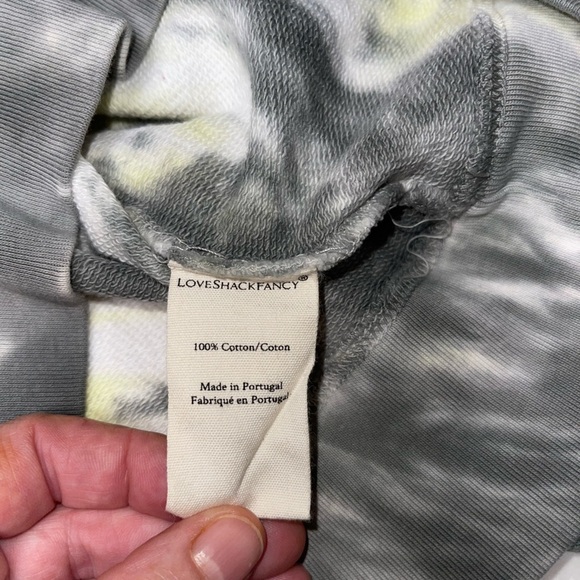 EUC LoveShackFancy Kirby Hoodie in Midnight Moon - Picture 6 of 7